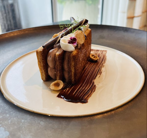 Chocolate and Hazelnut Millefeuille